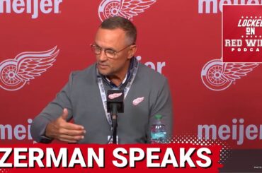 Steve Yzerman recaps the offseason and previews the season | Simon Edvinsson banged up