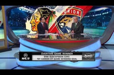 EA Sports OT Winner:  Gustafsson wins it for CHI   Nov 24,  2018