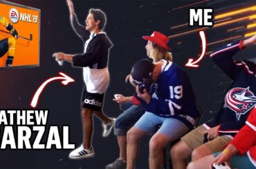 Playing NHL 19 with Mathew Barzal at the Adidas HQ!