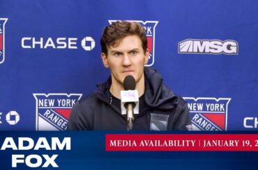 New York Rangers: Adam Fox Postgame Media Availability | Jan. 19, 2022