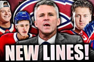 MONTREAL CANADIENS NEW FORWARD LINES REVEALED | FULL BREAKDOWN & ANALYSIS