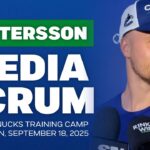 Canucks: Elias Pettersson shares his thoughts on Day 1 of Training Camp
