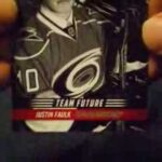 Justin Faulk Hockey Card Insert "Team Future" (12-13 Score)