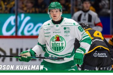 Karson Kuhlman om första matcherna och målet i SHL