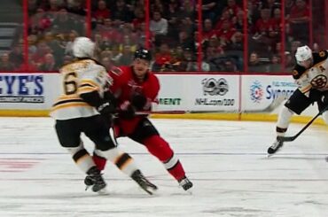Miller on wrong end of big knee-on-knee hit from Borowiecki