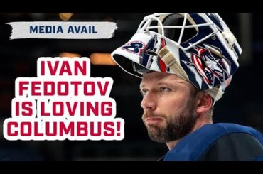 Ivan Fedotov is Enjoying a Fresh Start in Columbus! 🤩 | Media Availability