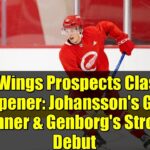 Red Wings Prospects Clash in SHL Opener: Johansson's Game-Winner & Genborg's Strong Debut