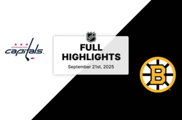 NHL Preseason Highlights | Capitals vs. Bruins | September 21, 2025