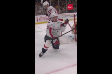 Washington Capitals with a Goal vs Boston Bruins