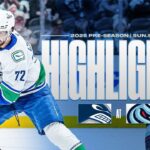 Canucks at Kraken Pre-season Highlights (Sept. 21, 2025)