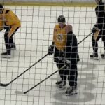 Dan Muse and Ryan Shea before Group C practice