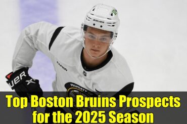 Top Boston Bruins Prospects for the 2025 Season