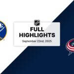 NHL Highlights | Sabres vs. Blue Jackets | September 22, 2025