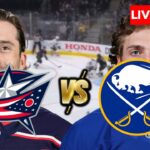 🔴 Columbus Blue Jackets vs Buffalo Sabres | LIVE NHL | Live Score Update