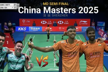 Satwik-Chirag 🇮🇳 vs 🇲🇾 Aaron-Soh| Epic Men’s Doubles Clash 🔥 SEMI Final China Masters Badminton 2025
