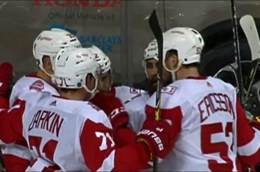 Red Wings tie it up against Islanders, thanks to Ericsson and Frk