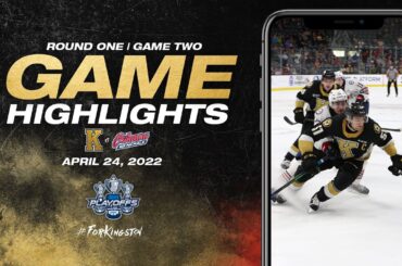 Game 2 Highlights: Kingston Frontenacs vs. Oshawa Generals - 2022 OHL Playoffs