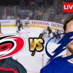 🔴 Carolina Hurricanes vs Tampa Bay Lightning | LIVE NHL | Live Score Update