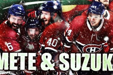 Victor Mete & Nick Suzuki FIRST NHL GOAL: Montreal Canadiens VS Minnesota Wild - Habs SHUTOUT Wild