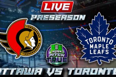 Ottawa Senators vs Toronto Maple Leafs Game Audio | NHL Preseason LIVE Streamcast & Chat