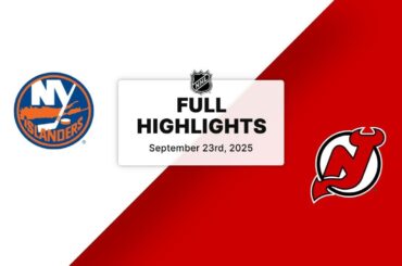 NHL Highlights | Islanders vs. Devils | September 23, 2025