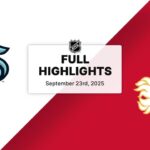 NHL Preseason Highlights | Kraken vs. Flames | September 23, 2025