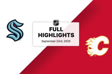 NHL Preseason Highlights | Kraken vs. Flames | September 23, 2025
