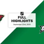 NHL Preseason Highlights | Wild vs. Stars | September 23, 2025