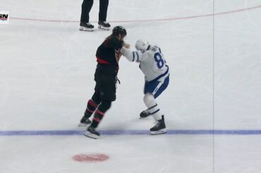 Zack MacEwen Drops The Gloves With Marshall Rifai