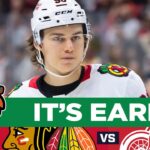 Connor Bedard, Chicago Blackhawks DROP first Preseason Game to Red Wings | CHGO Blackhawks POSTGAME