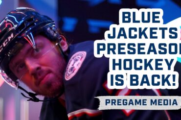 CBJ PRESEASON HOCKEY IS BACK! 💥 Hear From Jake Christiansen Ahead of Tonight's Game! | Pregame Media