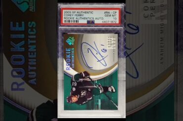 PSA 10 Graded Corey Perry 2005 SP Authentic Rookie Authentics Auto Hockey Card