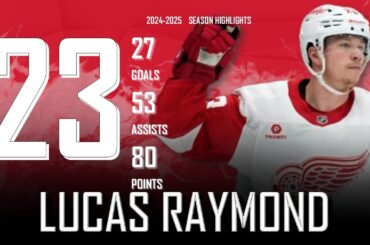 Lucas Raymond || 2024-2025 Detroit Red Wings Highlights