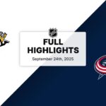 NHL Highlights | Penguins vs. Blue Jackets | September 24, 2025