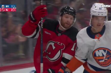 Connor Brown scores a goal against the New York Islanders