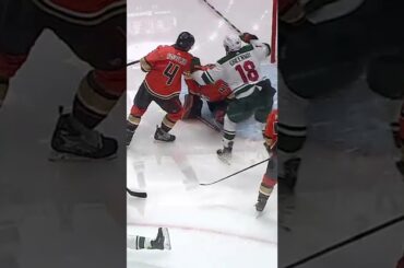 Marcus Foligno nets the GWG with 8 seconds left for Wild #shorts