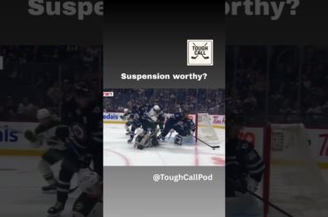 Should Isaak Phillips be suspended for this crosscheck to the neck of Danila Yurov?