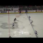 Scott Sabourin of the Belleville Senators scores vs. the Laval Rocket 12/10/22