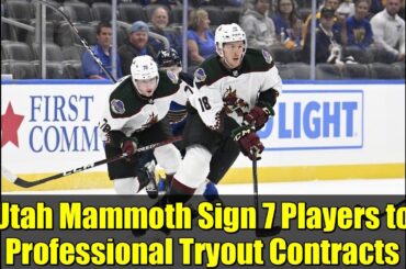 Utah Mammoth Sign 7 Players to Professional Tryout Contracts | Training Camp Preview 2025