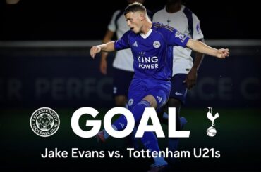 GOAL | Jake Evans | Leicester City U21s 3-6 Tottenham U21s | Premier League 2 2025/26