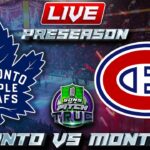 Toronto Maple Leafs vs Montreal Canadiens LIVE Game Audio | NHL Preseason Gamecast & Chat
