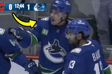 This Young Canucks Defenceman is turning into a MONSTER....