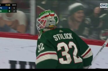 Alex Stalock robs Kyle Connor with huge sprawling save for Wild