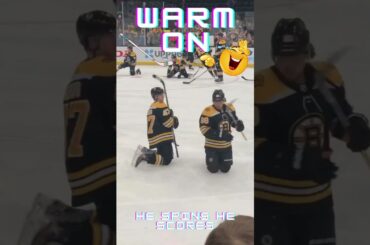 WARM ON Pastrňák #hockey #pastrnak  #nhl