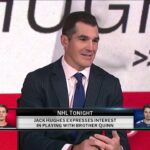 Will Quinn Hughes join his brothers in New Jersey?