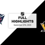 NHL Highlights | Blue Jackets vs. Penguins | September 27, 2025