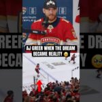 The moment a dream became reality.