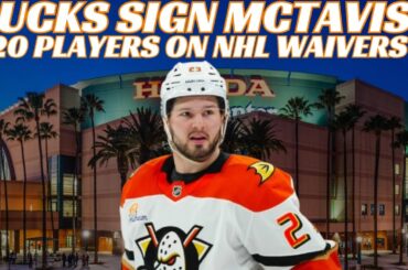 Breaking News: Ducks Sign Mason McTavish & 20 Players on NHL Waivers