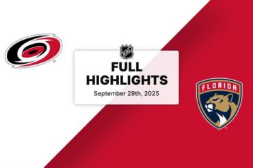 NHL Preseason Highlights | Hurricanes vs. Panthers | September 29, 2025