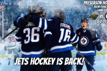 THE WINNIPEG JETS ARE BACK!!!  2025 26 Preseason Game 1 Recap Reaction